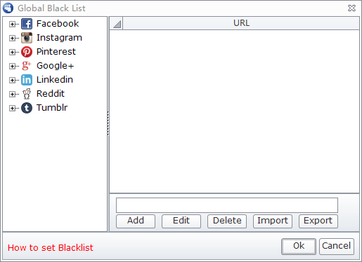 Add the export function of Blacklist1